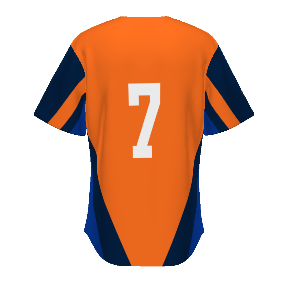 Youth Freestyle Sublimated Turbo Full-button Baseball Jersey (New Fit)