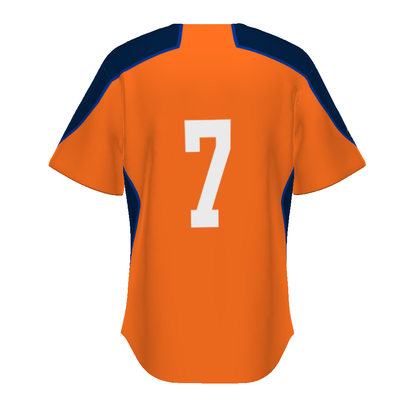 Youth Freestyle Sublimated Turbo Full-button Baseball Jersey (New Fit)