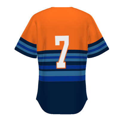 Youth Freestyle Sublimated Turbo Full-button Baseball Jersey (New Fit)
