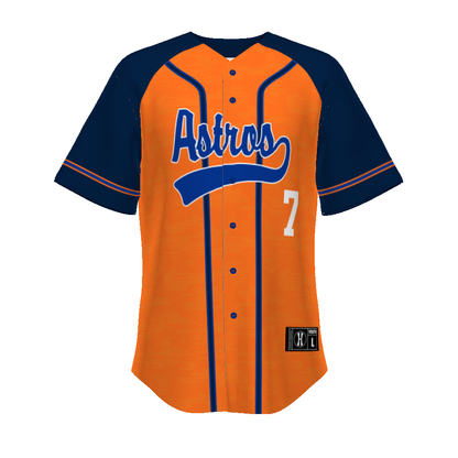 Youth Freestyle Sublimated Turbo Full-button Baseball Jersey (New Fit)