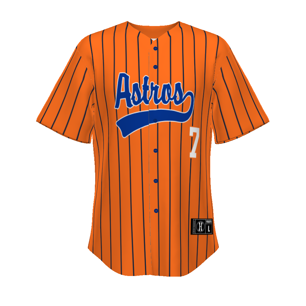 Youth Freestyle Sublimated Turbo Full-button Baseball Jersey (New Fit)