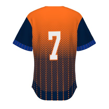 Youth Freestyle Sublimated Turbo Full-button Baseball Jersey (New Fit)