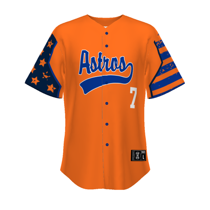 Youth Freestyle Sublimated Turbo Full-button Baseball Jersey (New Fit)