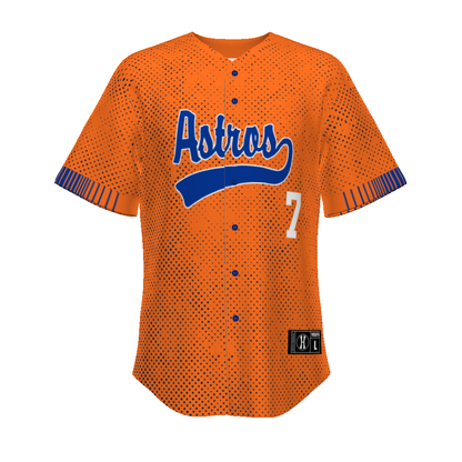 Youth Freestyle Sublimated Turbo Full-button Baseball Jersey (New Fit)