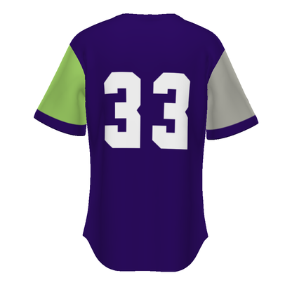 Youth Freestyle Sublimated Pin-dot 2-button Baseball Jersey (New Fit)
