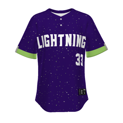 Youth Freestyle Sublimated Pin-dot 2-button Baseball Jersey (New Fit)