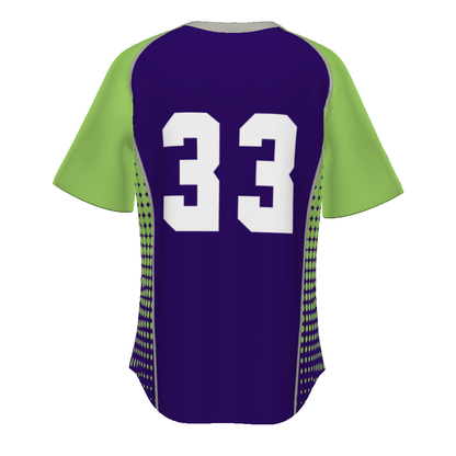 Youth Freestyle Sublimated Pin-dot 2-button Baseball Jersey (New Fit)