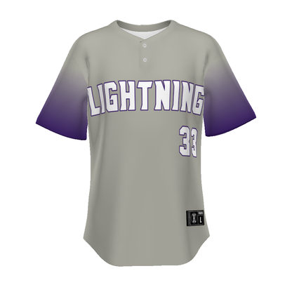 Youth Freestyle Sublimated Pin-dot 2-button Baseball Jersey (New Fit)