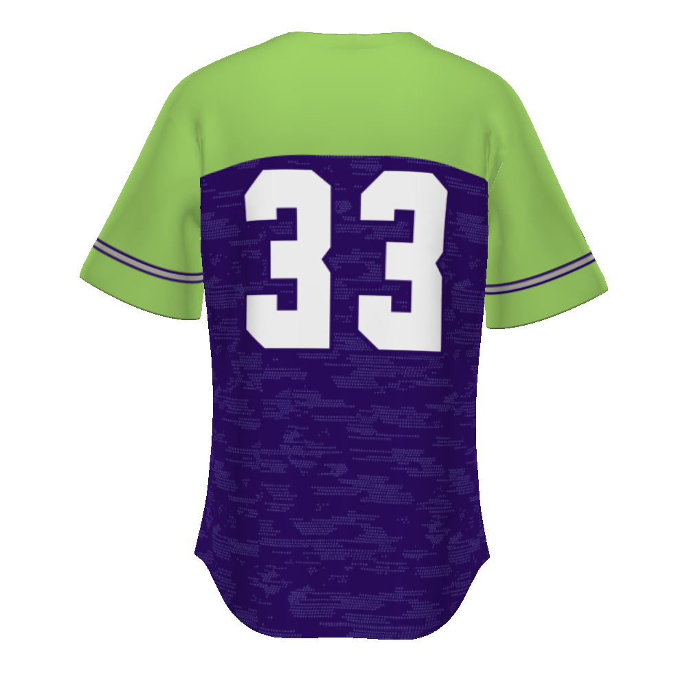 Youth Freestyle Sublimated Pin-dot 2-button Baseball Jersey (New Fit)