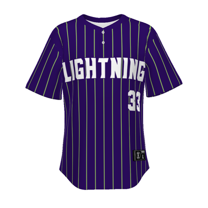 Youth Freestyle Sublimated Pin-dot 2-button Baseball Jersey (New Fit)