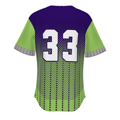 Youth Freestyle Sublimated Pin-dot 2-button Baseball Jersey (New Fit)