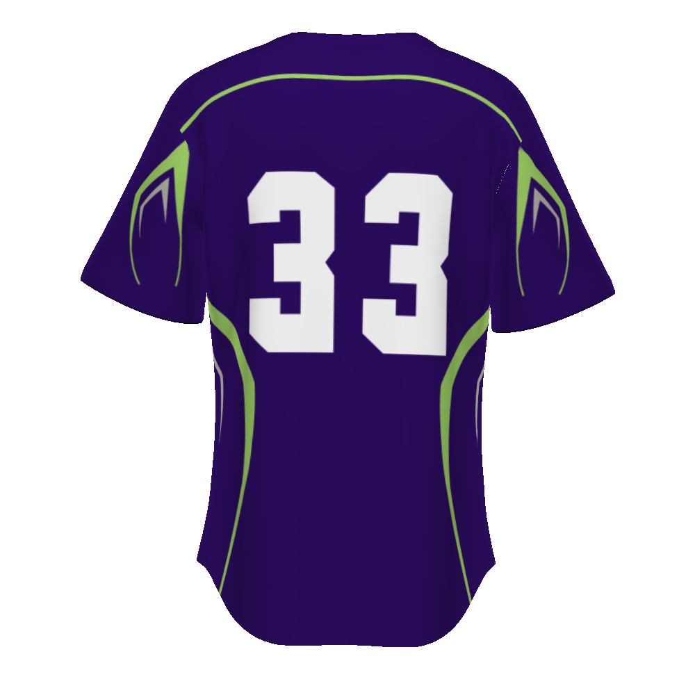 Youth Freestyle Sublimated Pin-dot 2-button Baseball Jersey (New Fit)