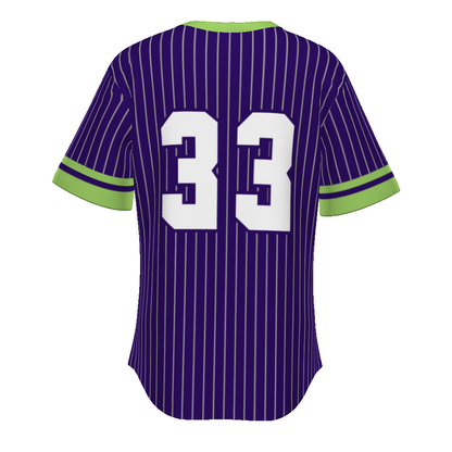 Youth Freestyle Sublimated Pin-dot 2-button Baseball Jersey (New Fit)