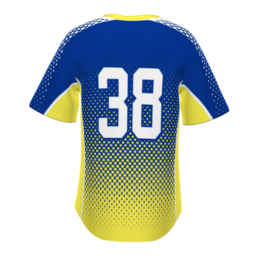 Youth FreeStyle Sublimated Turbo Lightweight Two-Button Baseball Jersey (New Fit)