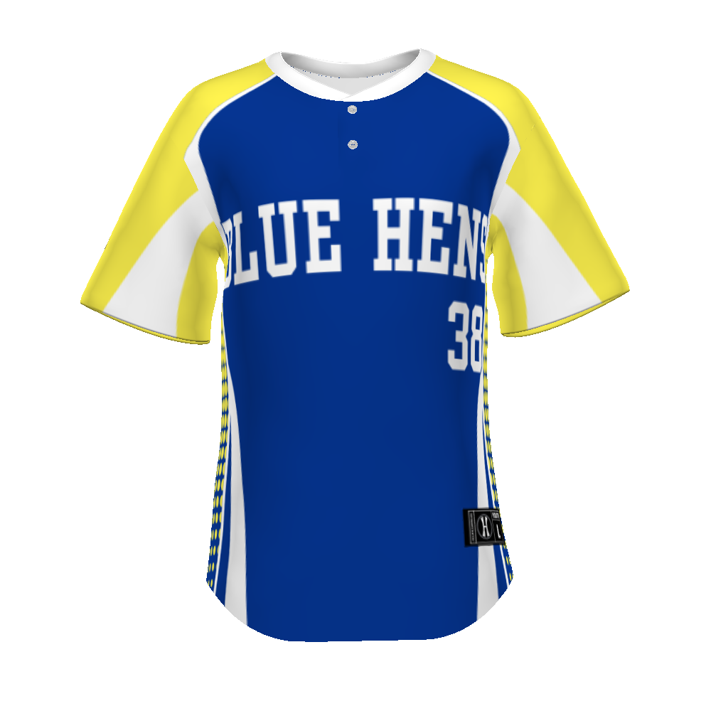 Youth FreeStyle Sublimated Turbo Lightweight Two-Button Baseball Jersey (New Fit)