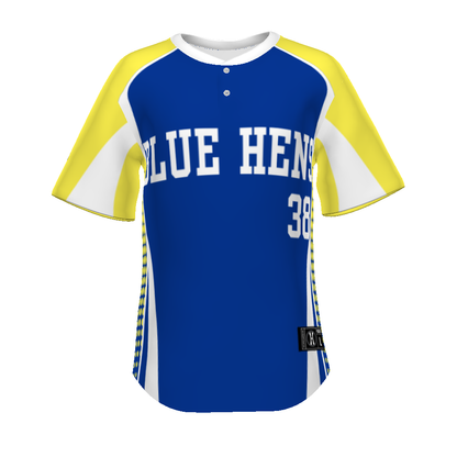 Youth FreeStyle Sublimated Turbo Lightweight Two-Button Baseball Jersey (New Fit)