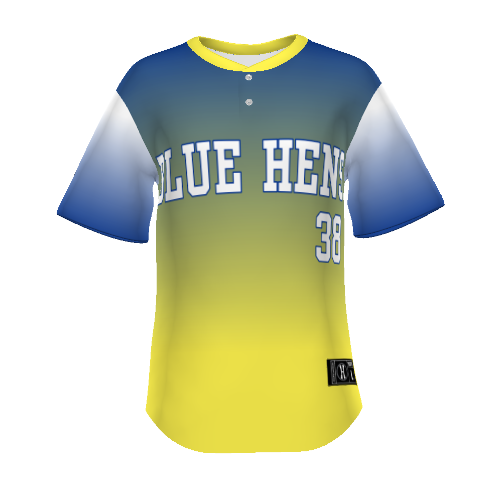 Youth FreeStyle Sublimated Turbo Lightweight Two-Button Baseball Jersey (New Fit)
