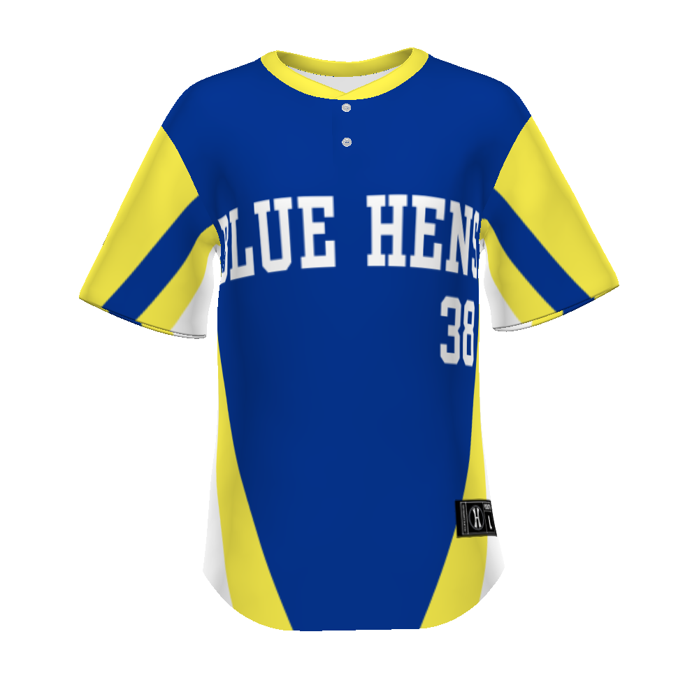 Youth FreeStyle Sublimated Turbo Lightweight Two-Button Baseball Jersey (New Fit)