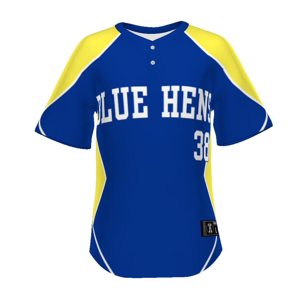 Youth FreeStyle Sublimated Turbo Lightweight Two-Button Baseball Jersey (New Fit)