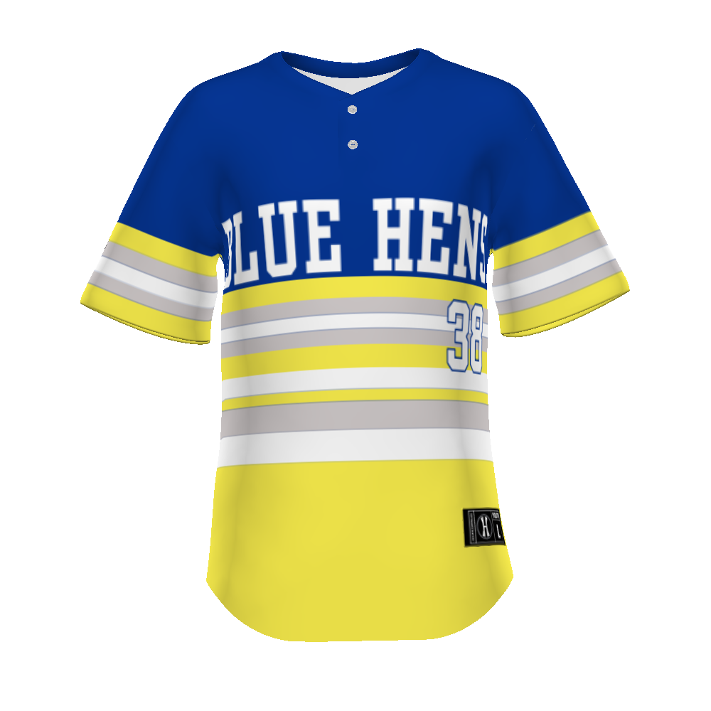 Youth FreeStyle Sublimated Turbo Lightweight Two-Button Baseball Jersey (New Fit)