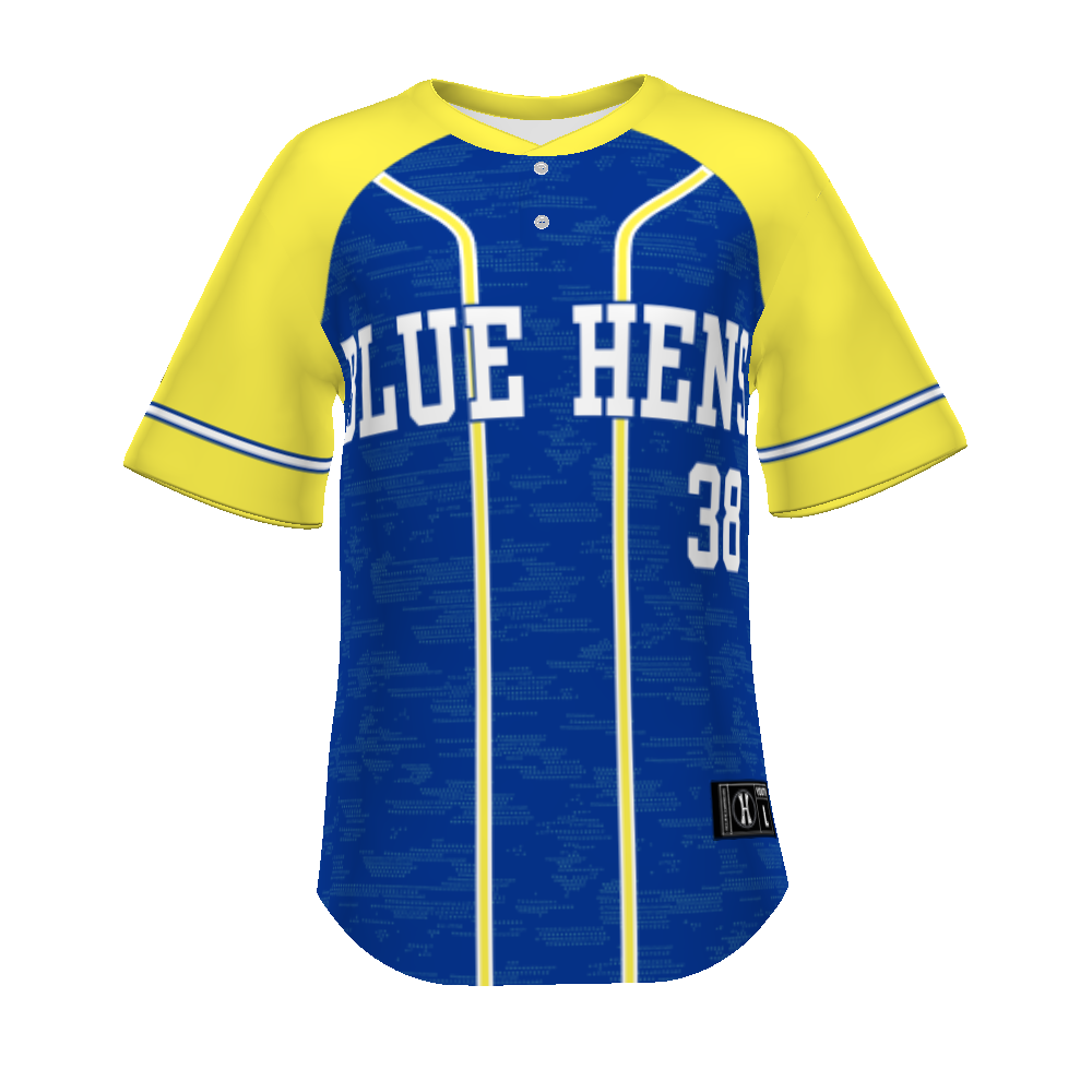 Youth FreeStyle Sublimated Turbo Lightweight Two-Button Baseball Jersey (New Fit)