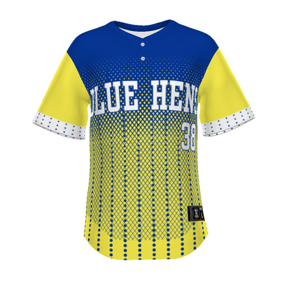 Youth FreeStyle Sublimated Turbo Lightweight Two-Button Baseball Jersey (New Fit)