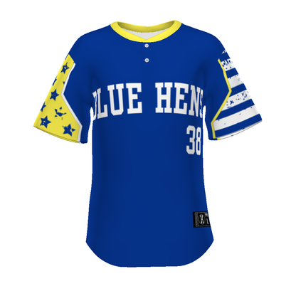 Youth FreeStyle Sublimated Turbo Lightweight Two-Button Baseball Jersey (New Fit)