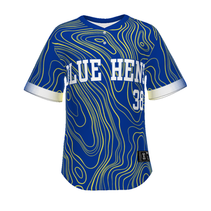 Youth FreeStyle Sublimated Turbo Lightweight Two-Button Baseball Jersey (New Fit)