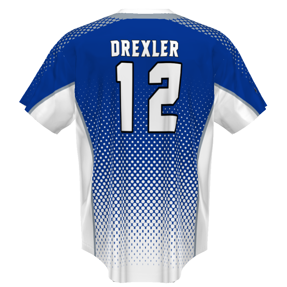 FreeStyle Sublimated Pin-Dot 2-Button Baseball Jersey