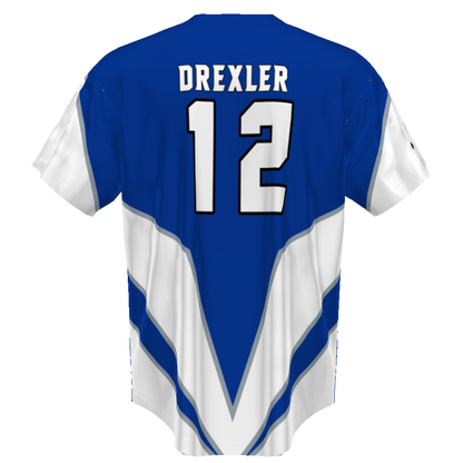 FreeStyle Sublimated Pin-Dot 2-Button Baseball Jersey