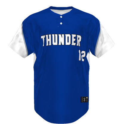 FreeStyle Sublimated Pin-Dot 2-Button Baseball Jersey