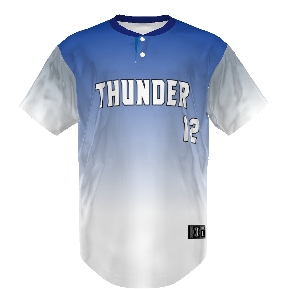 FreeStyle Sublimated Pin-Dot 2-Button Baseball Jersey