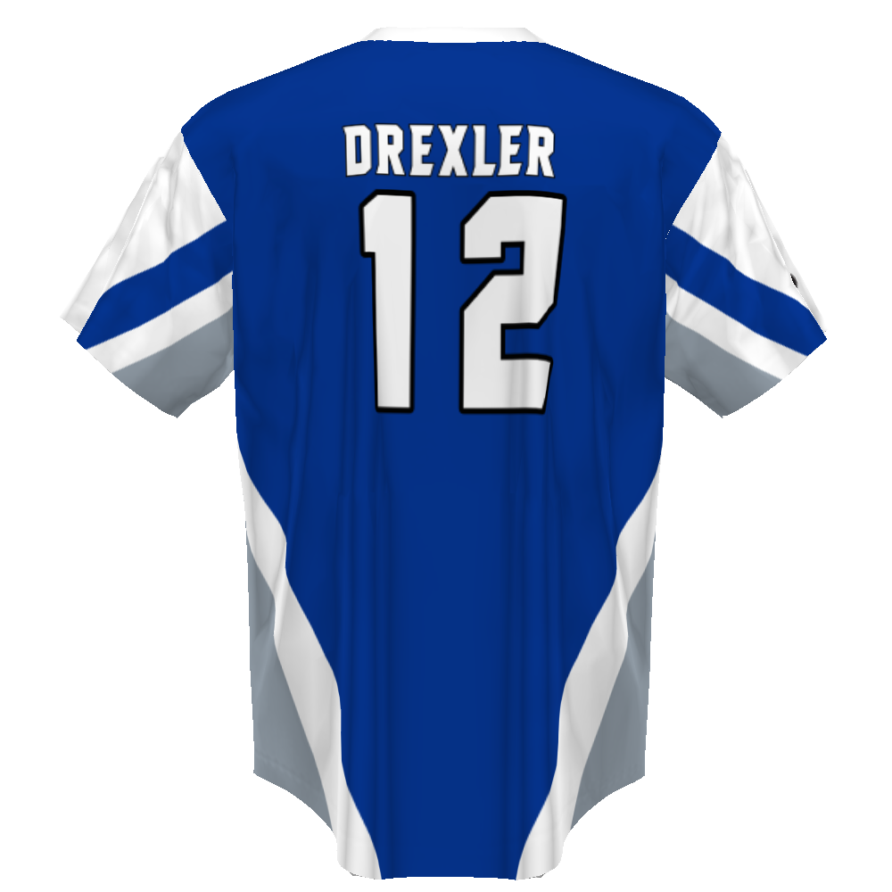 FreeStyle Sublimated Pin-Dot 2-Button Baseball Jersey