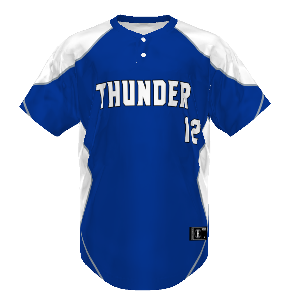 FreeStyle Sublimated Pin-Dot 2-Button Baseball Jersey