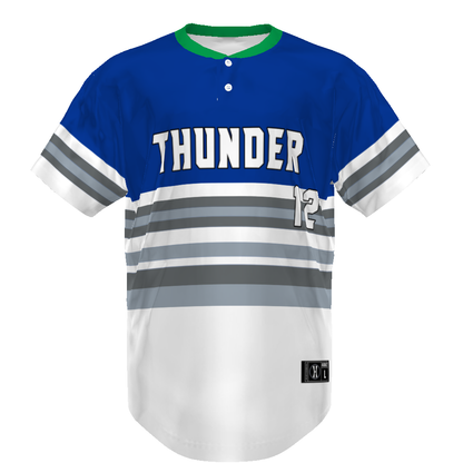 FreeStyle Sublimated Pin-Dot 2-Button Baseball Jersey