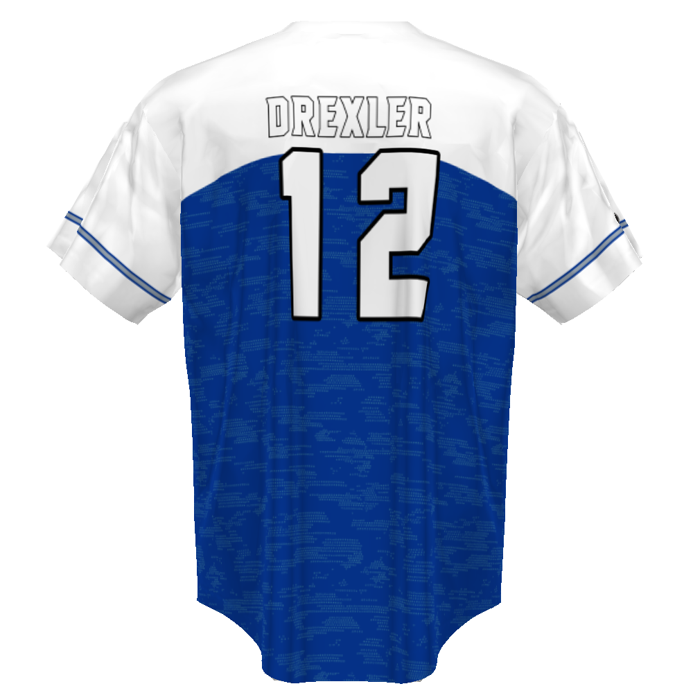 FreeStyle Sublimated Pin-Dot 2-Button Baseball Jersey