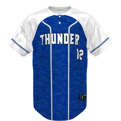FreeStyle Sublimated Pin-Dot 2-Button Baseball Jersey