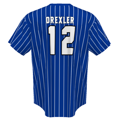FreeStyle Sublimated Pin-Dot 2-Button Baseball Jersey