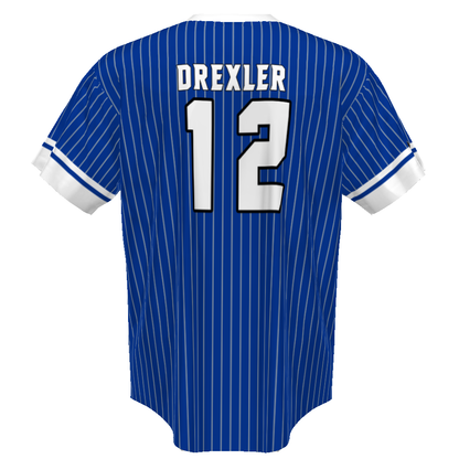 FreeStyle Sublimated Pin-Dot 2-Button Baseball Jersey