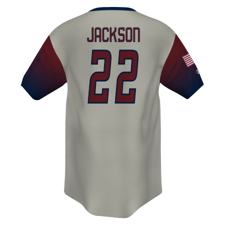 FreeStyle Sublimated Lightweight Two-Button Baseball Jersey