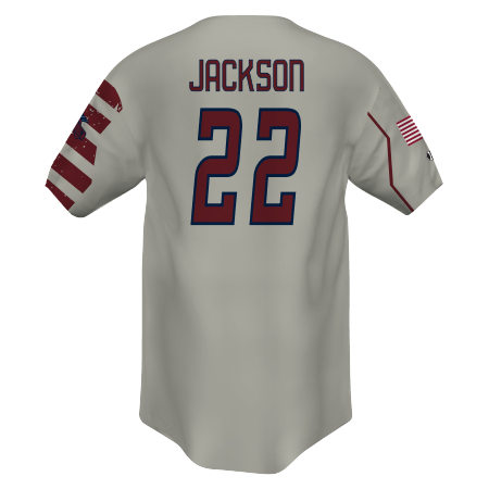FreeStyle Sublimated Lightweight Two-Button Baseball Jersey