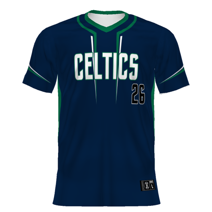 FreeStyle Sublimated Turbo V-Neck Baseball Jersey