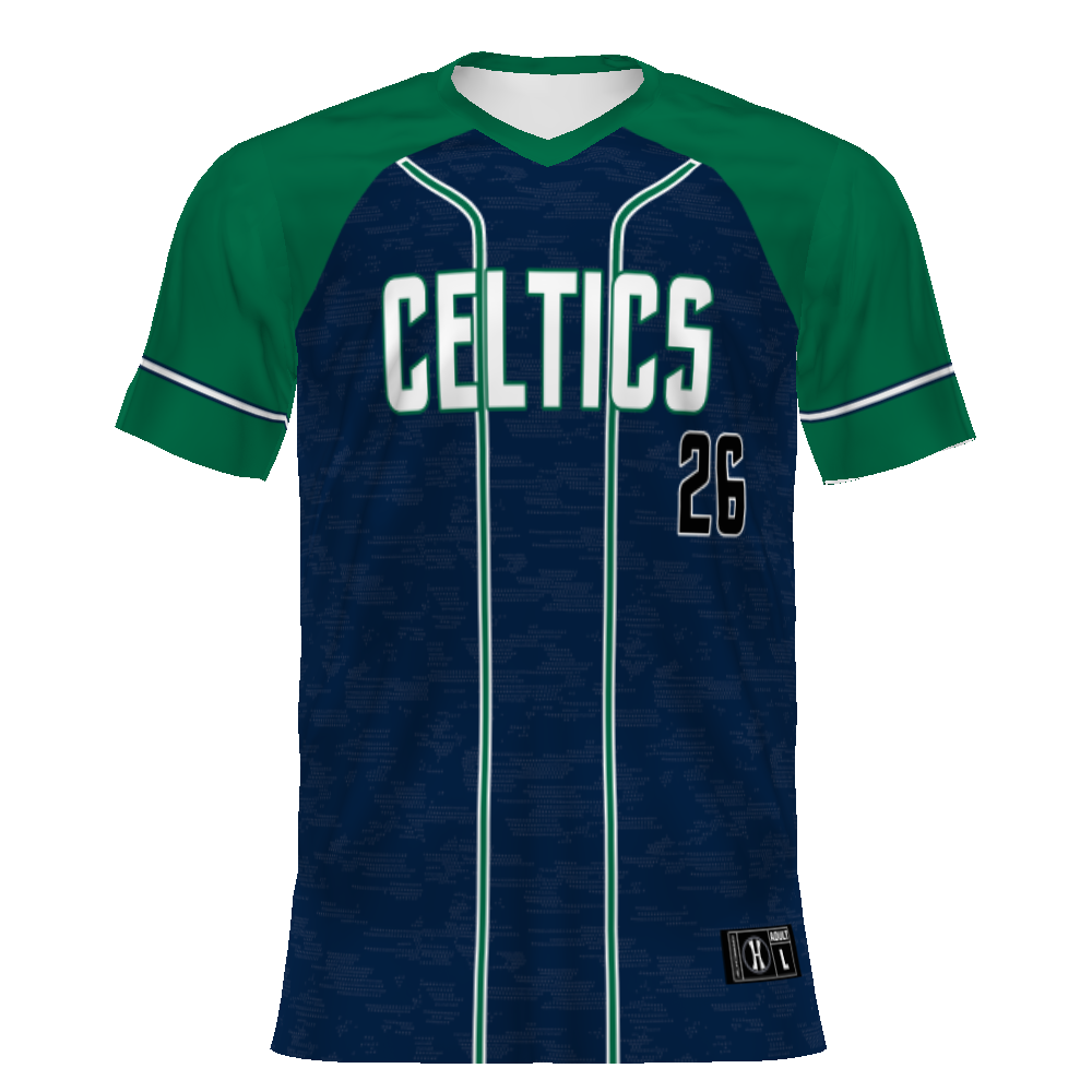 FreeStyle Sublimated Turbo V-Neck Baseball Jersey