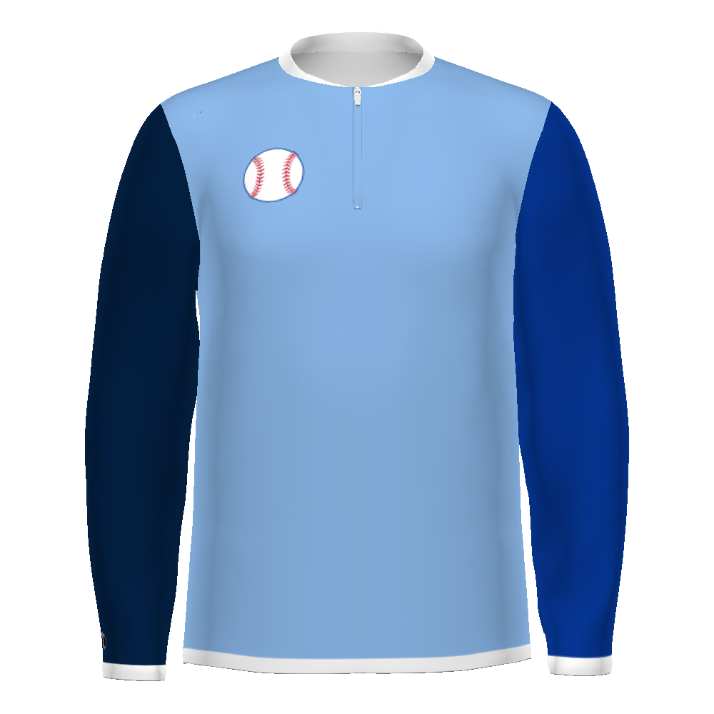 FreeStyle Sublimated Long Sleeve Woven 1/2 Zip