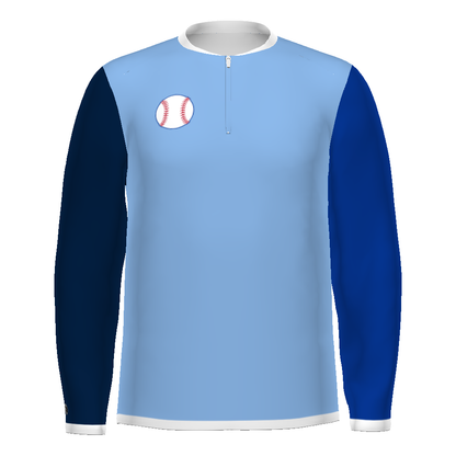 FreeStyle Sublimated Long Sleeve Woven 1/2 Zip