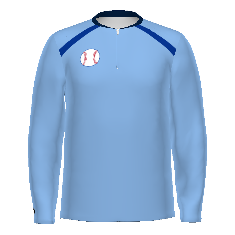 FreeStyle Sublimated Long Sleeve Woven 1/2 Zip