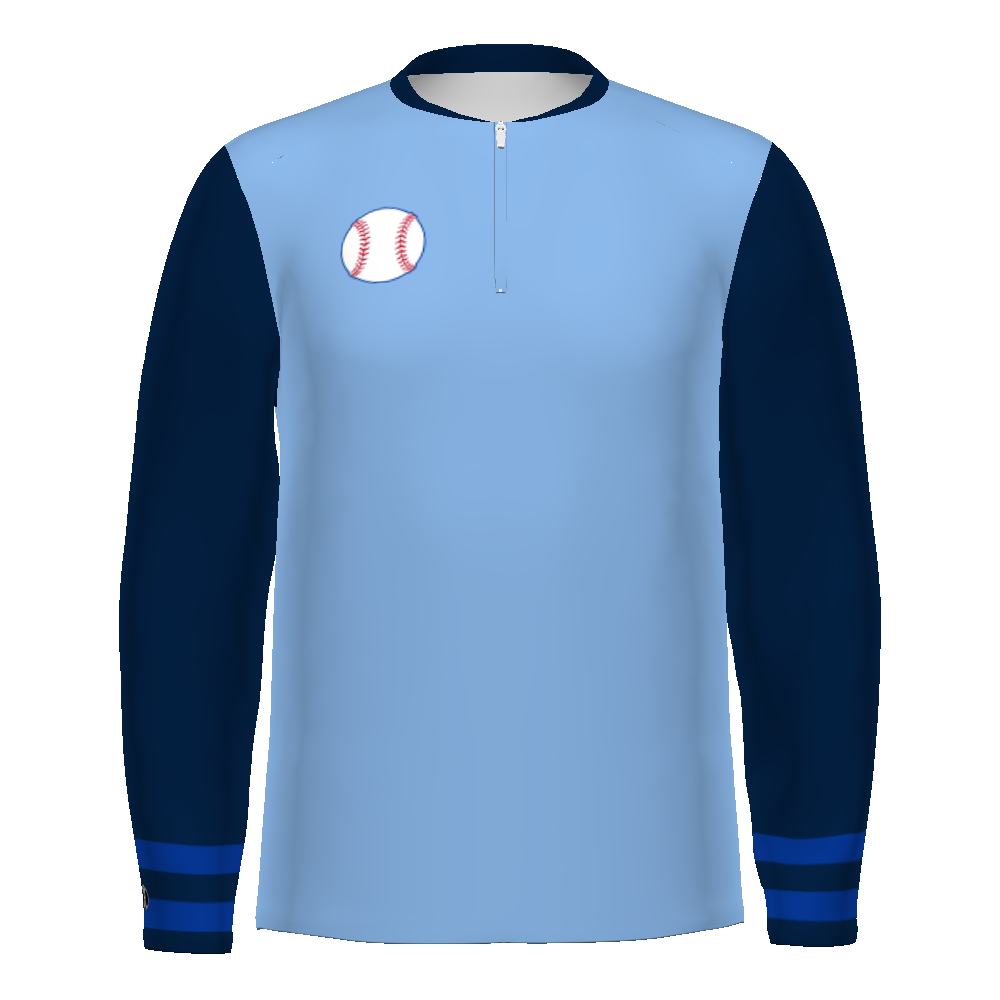 FreeStyle Sublimated Long Sleeve Woven 1/2 Zip