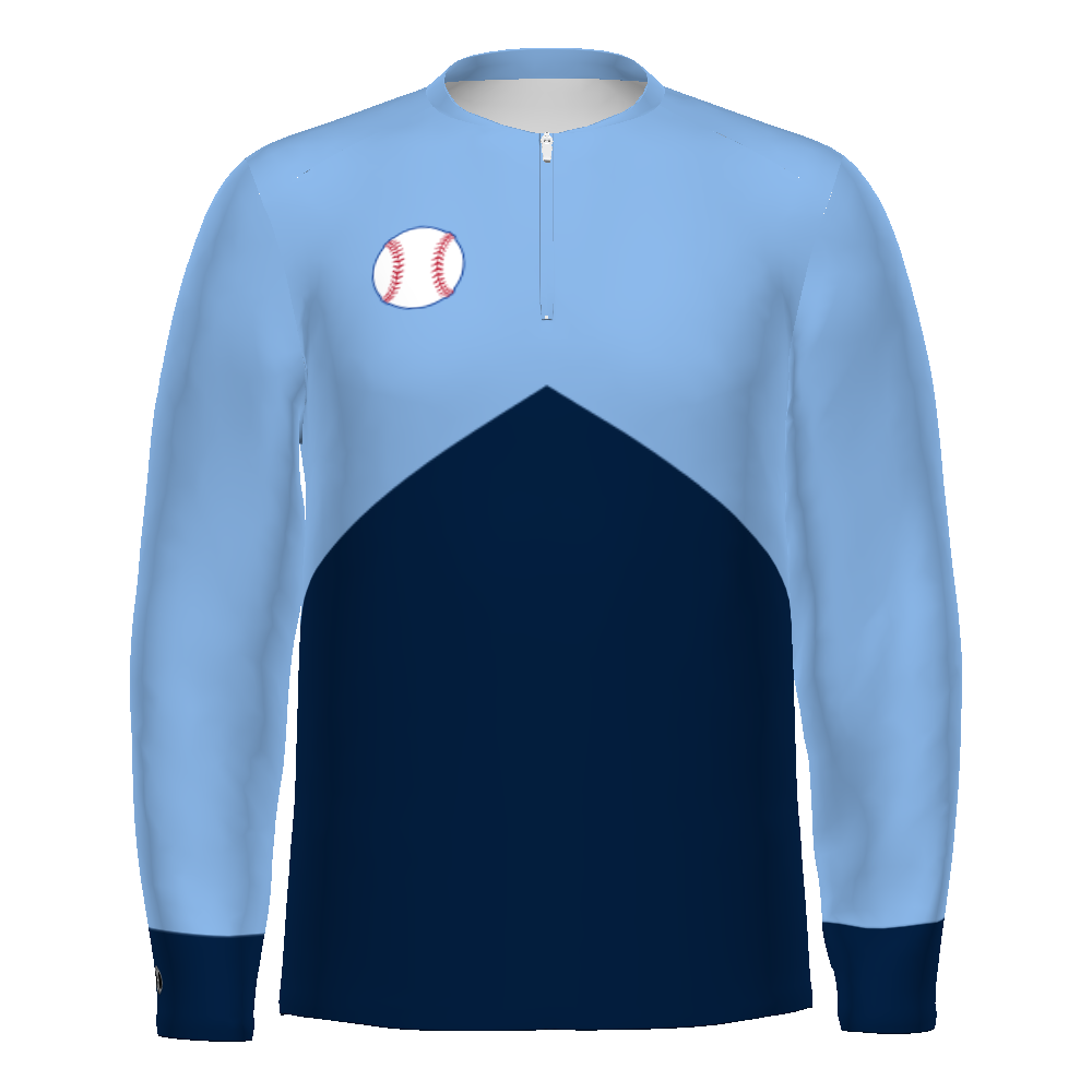 FreeStyle Sublimated Long Sleeve Woven 1/2 Zip