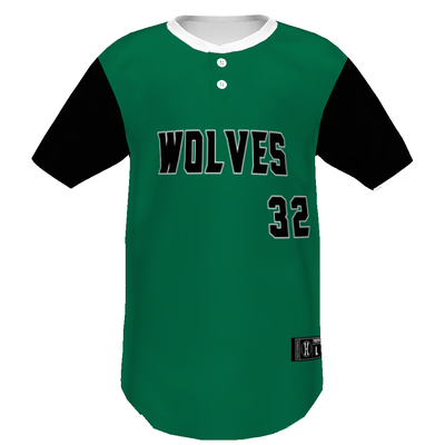 Youth FreeStyle Sublimated Pin-Dot 2-Button Baseball Jersey
