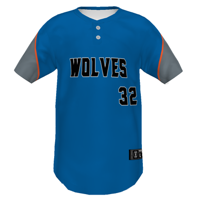 Youth FreeStyle Sublimated Pin-Dot 2-Button Baseball Jersey